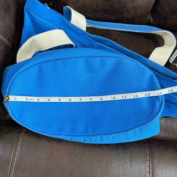 Rare Canvas Victoria Secret Pink 1986 Blue Tote - Picture 4 of 9